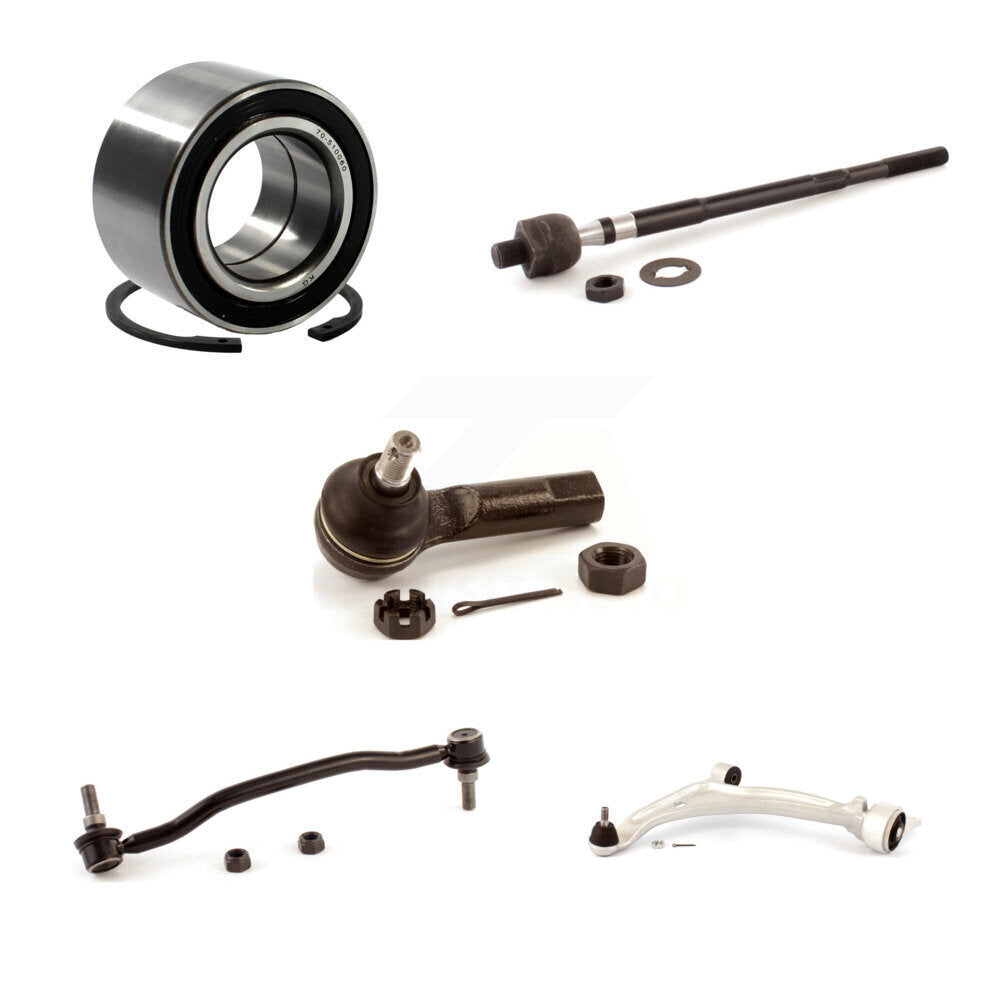 Kit de liaison d'extrémité de biellette de direction de bras inférieur de roulement avant gauche (5 pièces) pour Nissan Altima Maxim