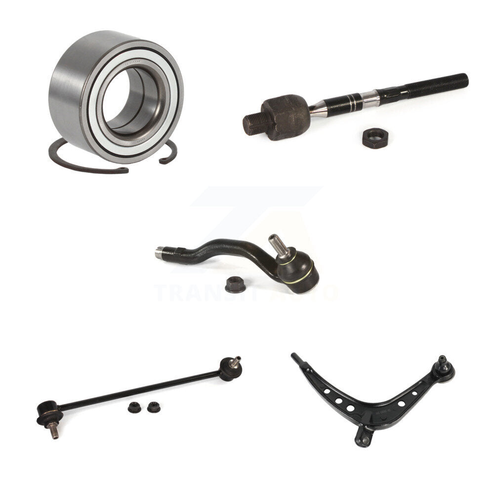 Kit de liaison de biellette de direction de bras de commande inférieur de roulement avant gauche (5 pièces) pour BMW 325xi 330xi