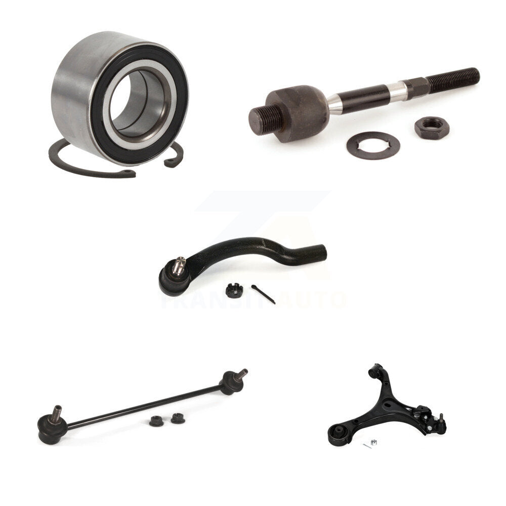 Kit de liaison de biellette de direction, roulement avant gauche, bras de commande inférieur (5 pièces) pour Honda Civic ILX