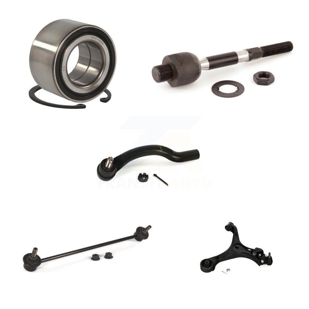 Kit de liaison de biellette de direction, roulement avant gauche, bras de commande inférieur (5 pièces) pour Honda Civic ILX