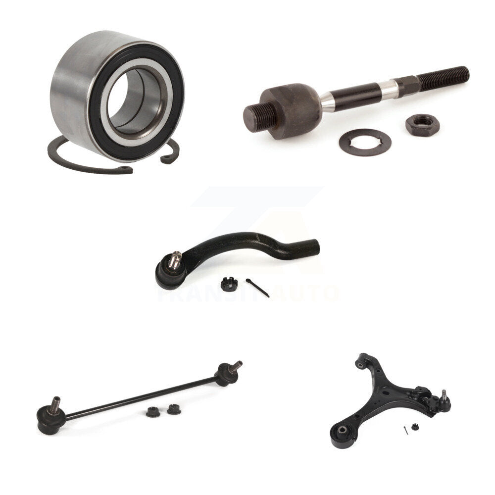 Kit de liaison de biellette de direction, roulement avant gauche, bras de commande inférieur (5 pièces) pour Honda Civic ILX