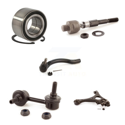 Kit de liaison de biellette de direction, roulement avant gauche, bras de commande inférieur (5 pièces) pour Honda Civic 1.3