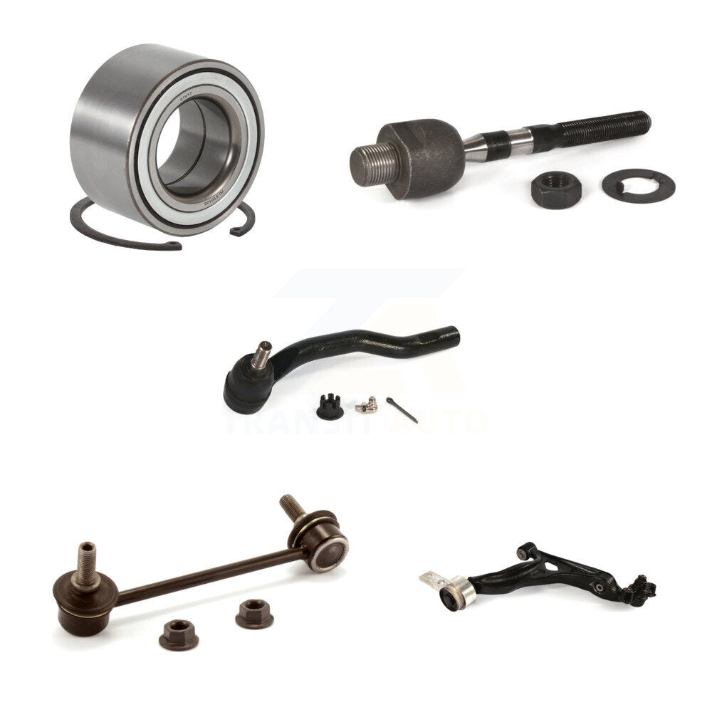 Kit de liaison d'extrémité de biellette de direction, roulement avant gauche, bras de commande inférieur (5 pièces) pour Mazda 6 3.7