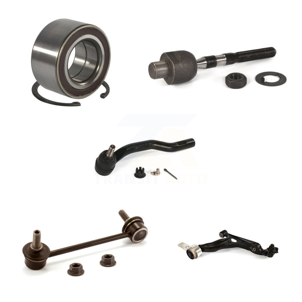 Kit de liaison d'extrémité de biellette de direction, roulement avant gauche, bras de commande inférieur (5 pièces) pour Mazda 6 2.5