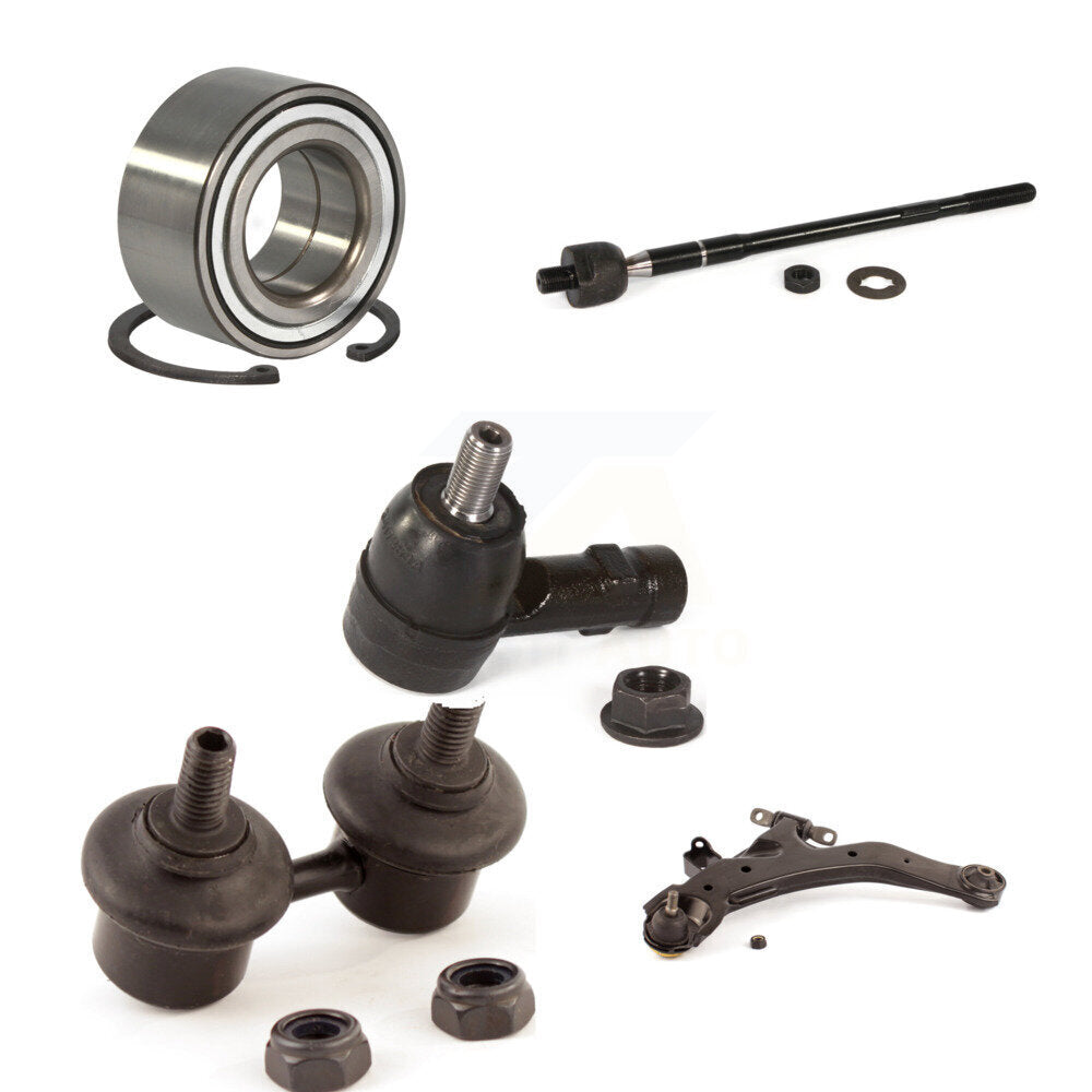 Kit de biellette de direction et de liaison de bras inférieur de roulement avant gauche (5 pièces) pour Hyundai Elantra 01-06