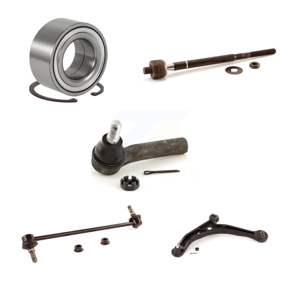 Kit de liaison de biellette de direction de bras inférieur de roulement avant gauche (5 pièces) pour Honda Odyssey 2002 – 2004