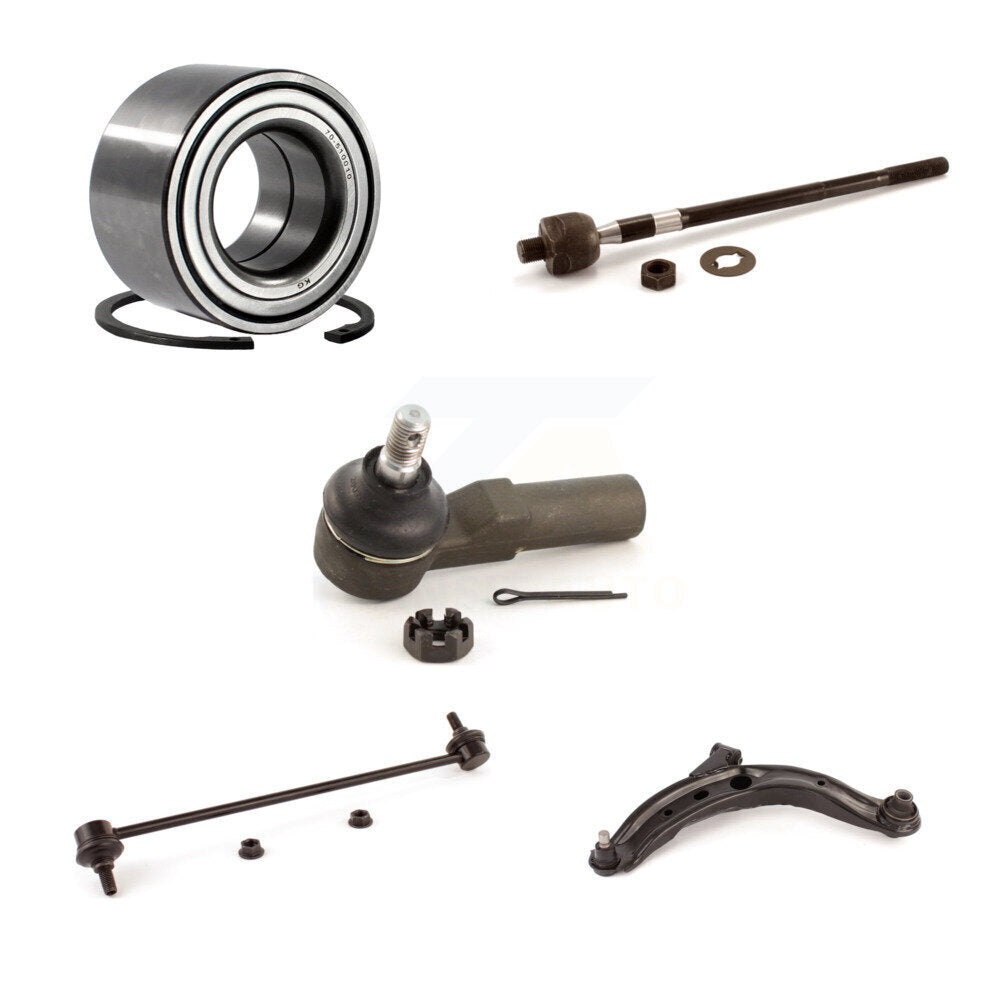 Kit de liaison de biellette de direction de bras de commande inférieur de roulement avant gauche (5 pièces) pour Mazda MPV 02-06