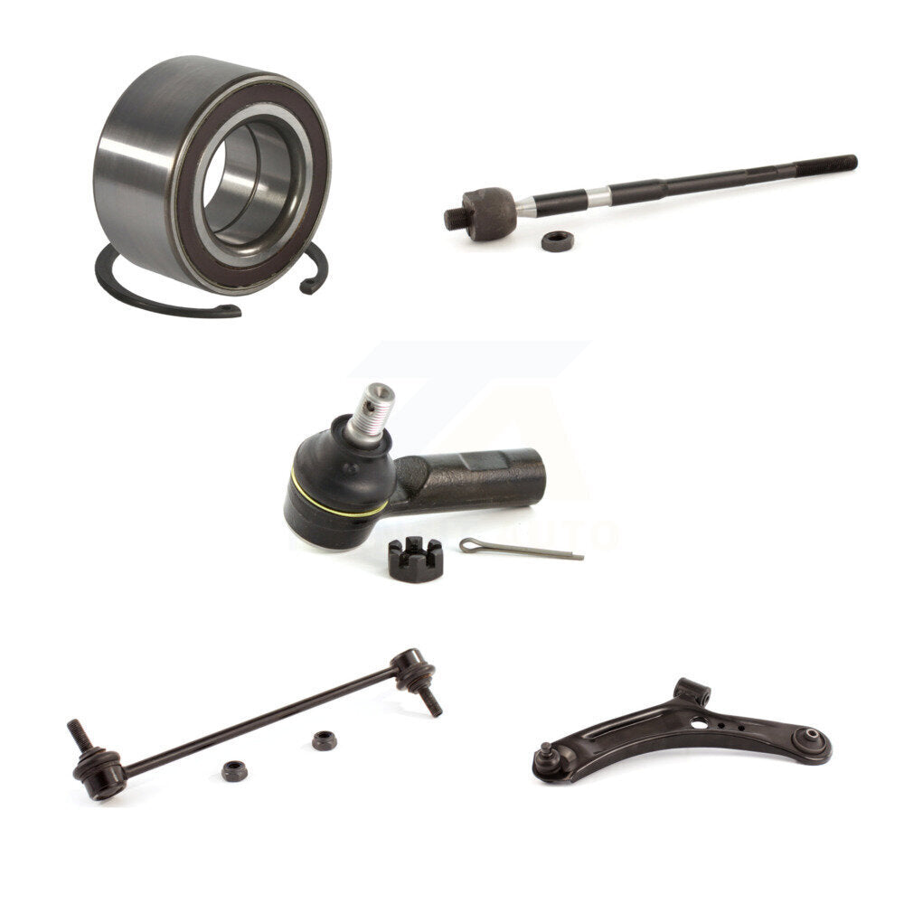 Kit de liaison de biellette de direction, roulement de roue avant gauche, bras de commande inférieur (5 pièces) pour Suzuki SX