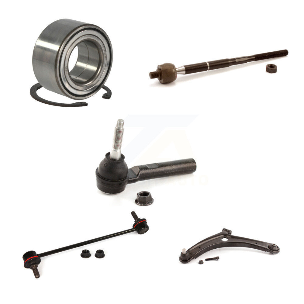 Kit de liaison d'extrémité de biellette de direction, roulement avant gauche, bras de commande inférieur (5 pièces) pour Jeep Patriot