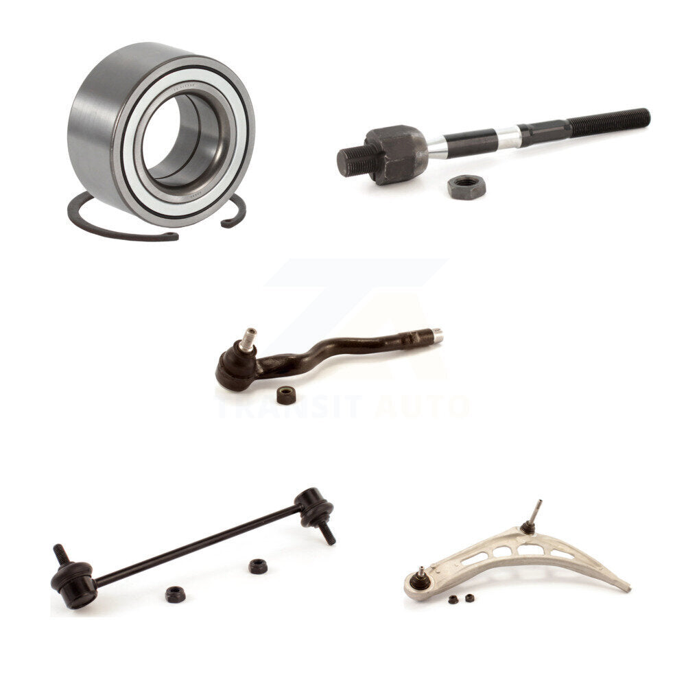 Kit de biellette et de liaison de bras de commande inférieur, roulement avant gauche (5 pièces) pour BMW 325i 330i