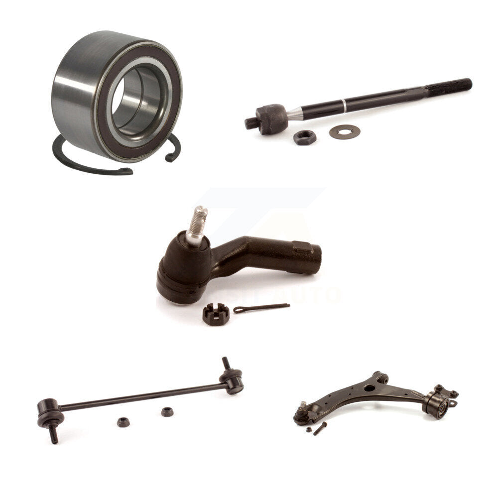 Kit de liaison de biellette de direction, roulement avant gauche, bras de commande inférieur (5 pièces) pour Mazda 3 5 Sport