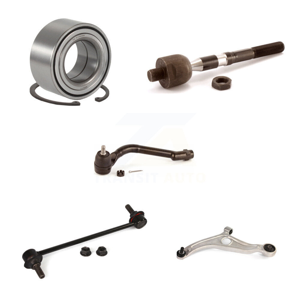 Kit de liaison de biellette de direction de bras inférieur de roulement avant gauche (5 pièces) pour Kia Optima Hyundai Azer