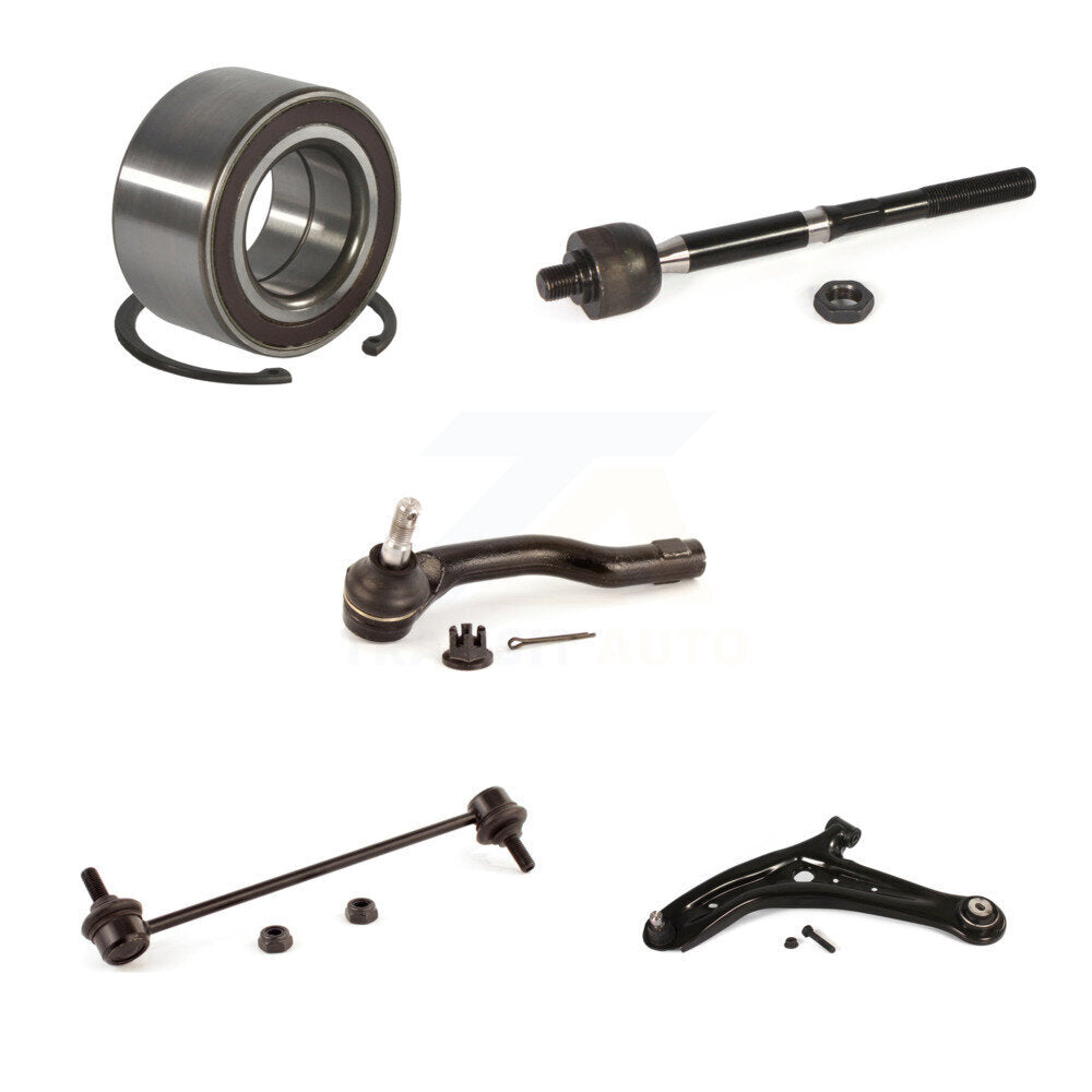 Kit de biellette et de liaison de bras de commande inférieur, roulement avant gauche (5 pièces) pour Mazda 2 11-14