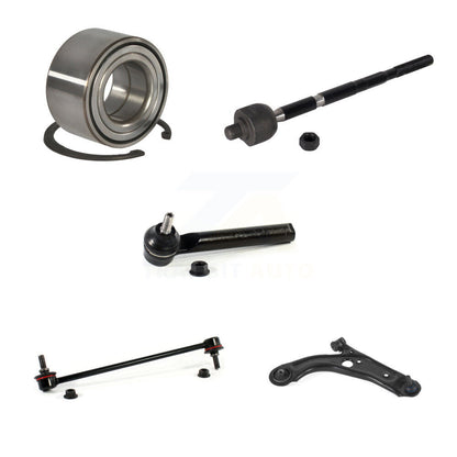 Kit de liaison de biellette de direction, roulement de roue avant droit, bras de commande inférieur (5 pièces) pour Fiat 500