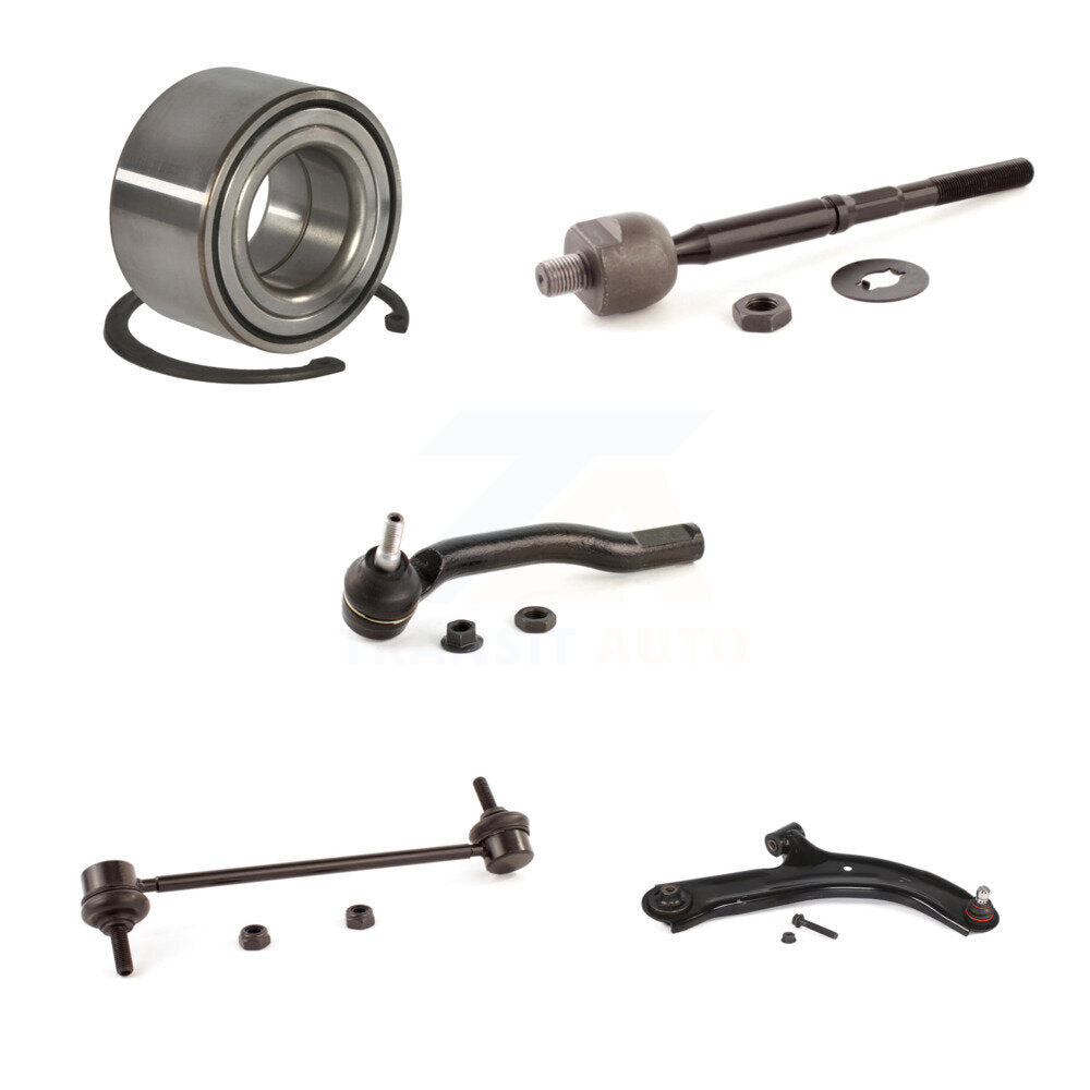 Kit de liaison de biellette de direction de bras inférieur de roulement avant droit (5 pièces) pour Nissan Versa 2010 – 2011