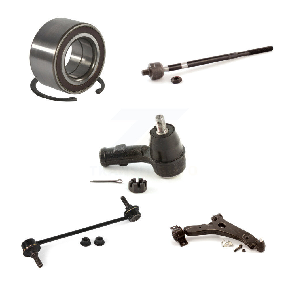 Kit de liaison de biellette de direction, roulement avant droit, bras de commande inférieur (5 pièces) pour Ford Focu 2008
