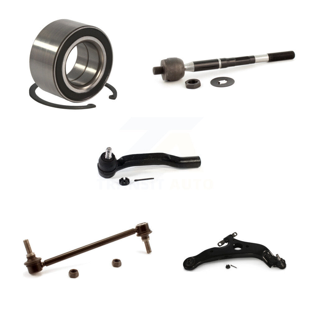Kit de liaison de biellette de direction de bras inférieur de roulement avant droit (5 pièces) pour Toyota Sienn 2004 – 2010