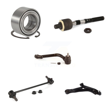 Kit de liaison de biellette de direction, roulement avant droit, bras de commande inférieur (5 pièces) pour Hyundai Tucson