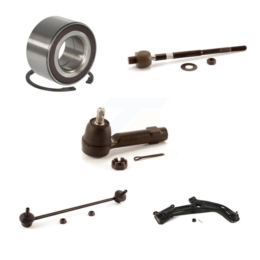 Kit de liaison de biellette de direction, roulement avant droit, bras de commande inférieur (5 pièces) pour Honda Fi 07-08