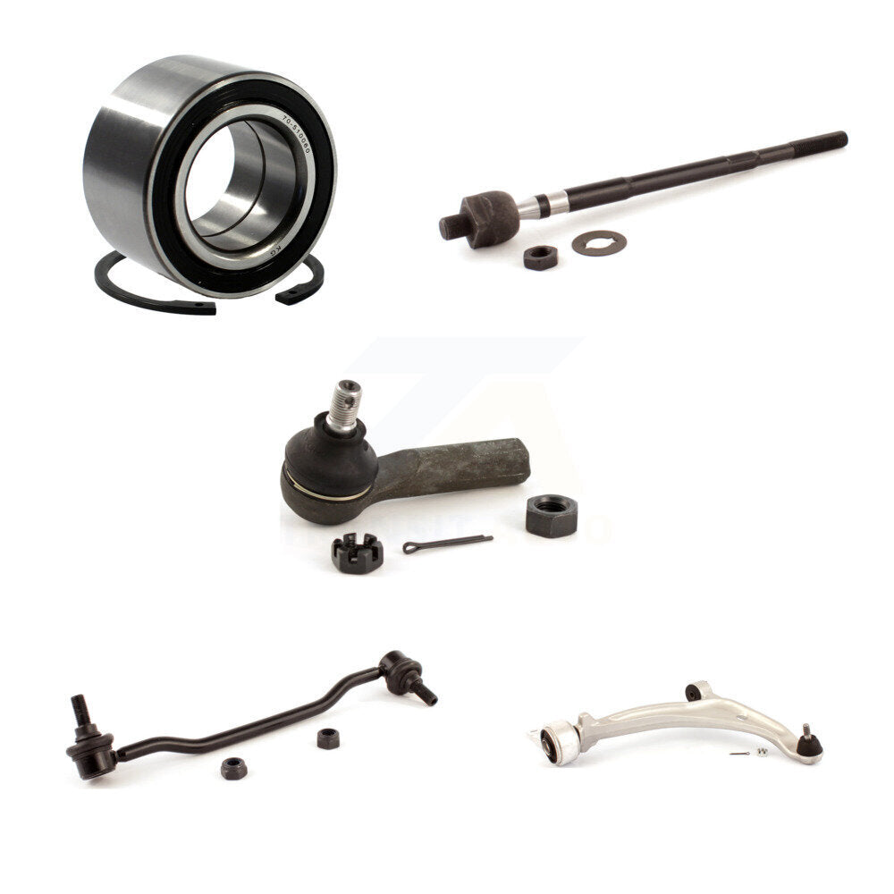 Kit de liaison de biellette de direction de bras inférieur de roulement avant droit (5 pièces) pour Nissan Altim 2005 – 2006