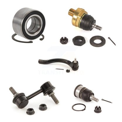 Kit de biellette de direction extérieure et de barre stabilisatrice, roulement avant gauche, joint à rotule supérieur et inférieur, pour