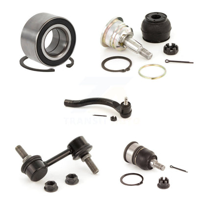 Kit de biellette de direction extérieure et de barre stabilisatrice, roulement avant gauche, joint à rotule supérieur et inférieur, pour