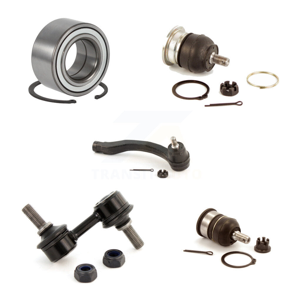 Kit de liaison de biellette de direction extérieure, roulement avant gauche, joint à rotule supérieur et inférieur, pour Honda CR-V