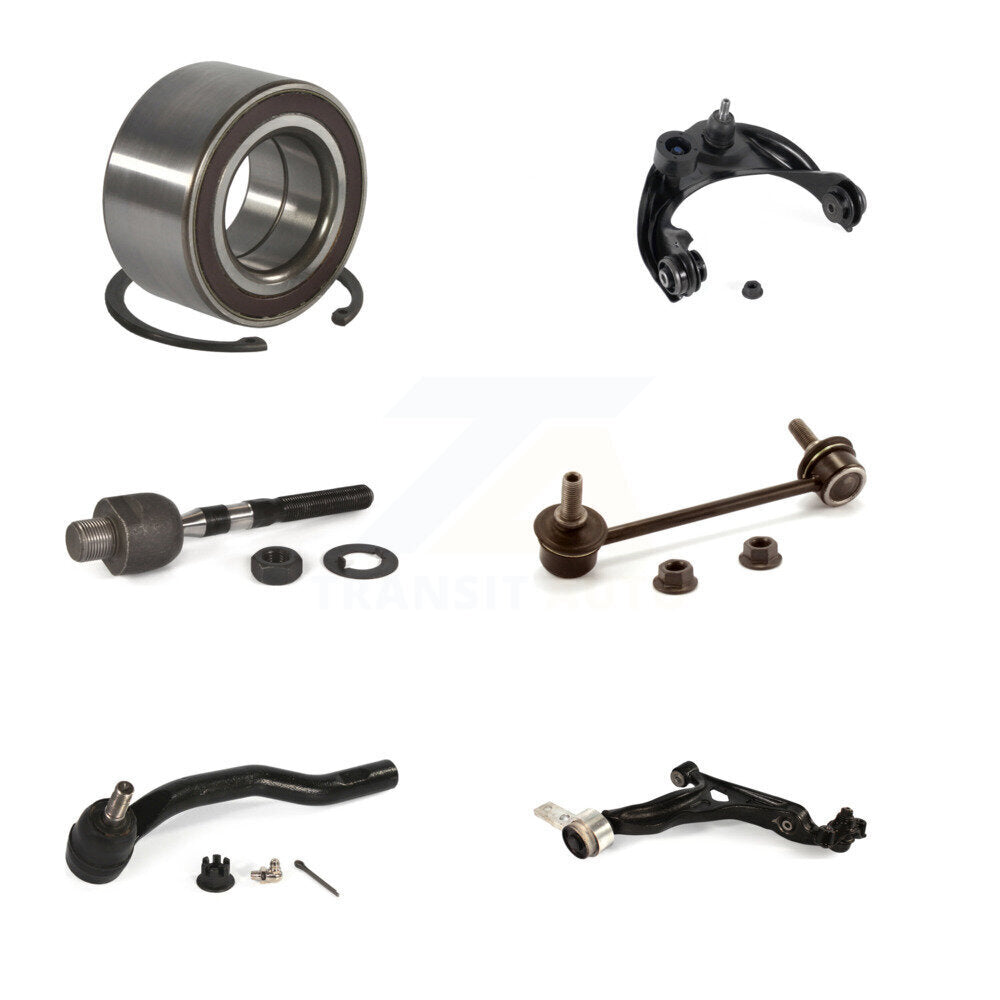 Kit de biellette et de liaison de bras de commande supérieur inférieur de roulement avant gauche (6 pièces) pour Mazda 6