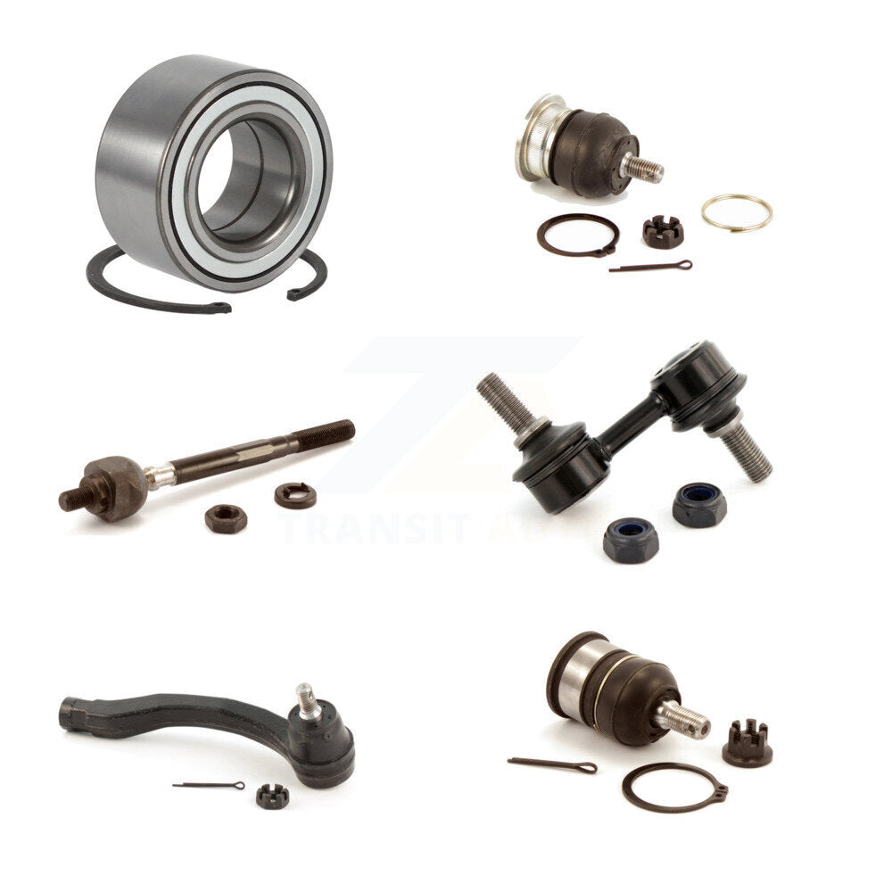 Kit de liaison de biellette de direction, roulement avant gauche, joint à rotule supérieur et inférieur (6 pièces) pour Honda CR-V