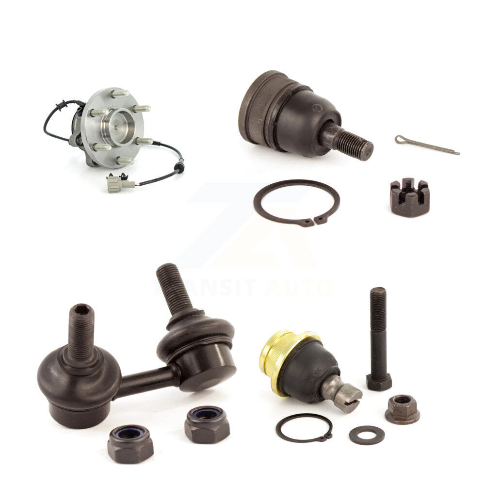Kit de rotule et de liaison supérieure et inférieure, roulement avant gauche, pour Nissan Frontier Xterra