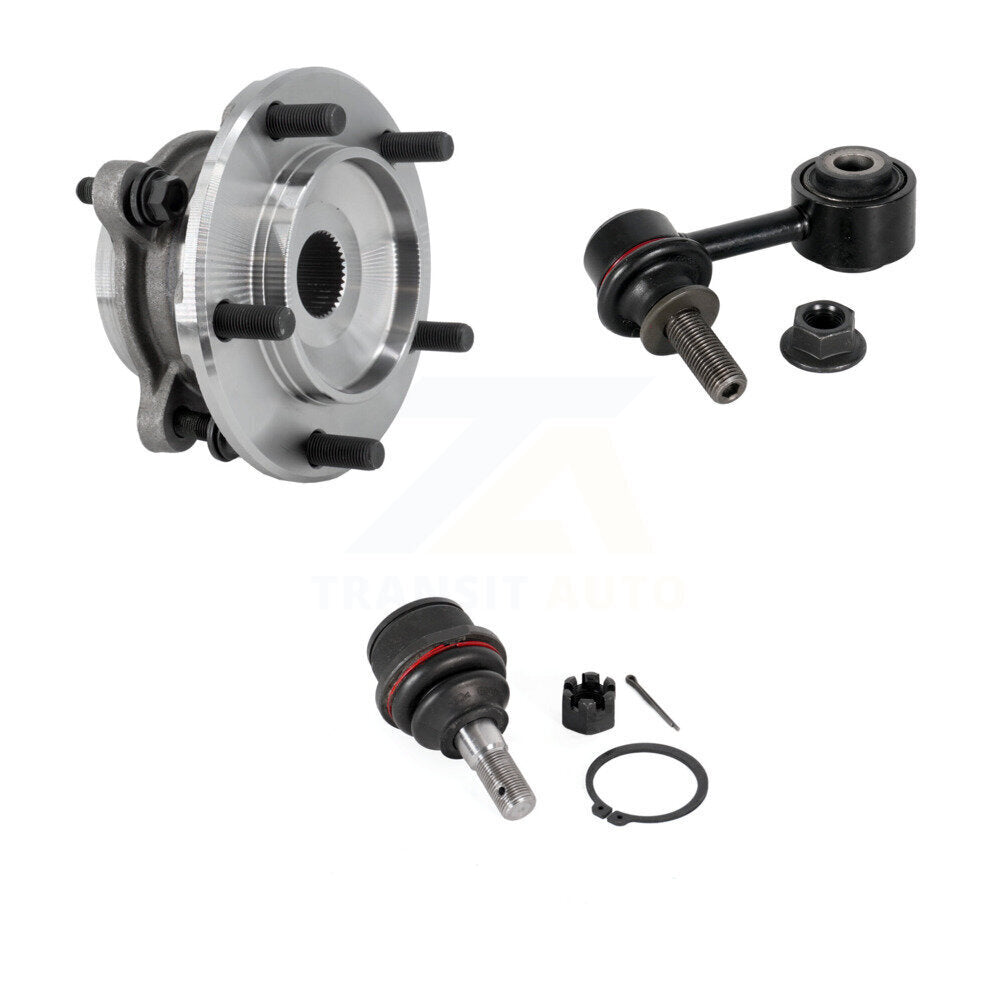 Kit de rotule inférieure et de liaison de roulement de moyeu avant gauche, pour Toyota Tundra Sequoia 4W