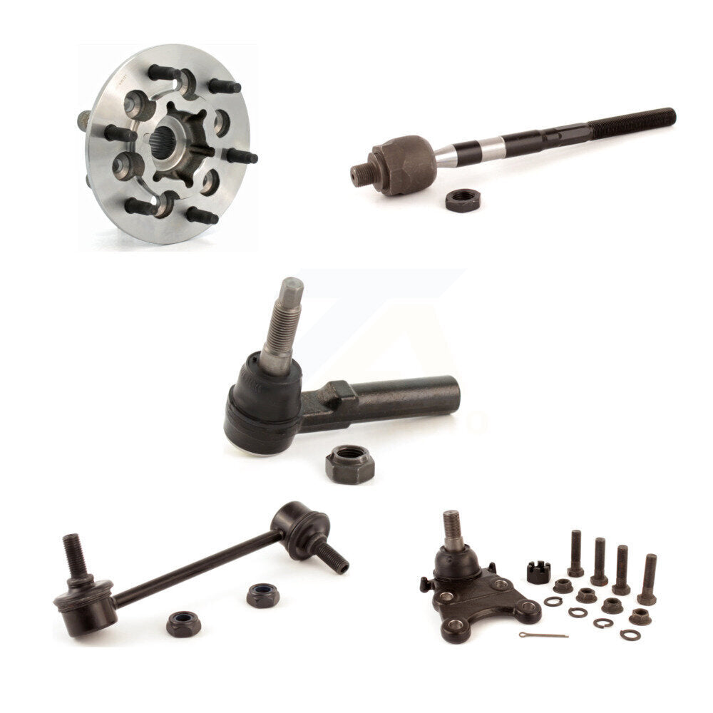 Kit de liaison de biellette de direction, roulement avant gauche, Joint à rotule inférieur (5 pièces) pour Chevrolet GMC 4W