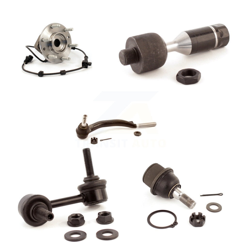 Kit de liaison de biellette de direction, roulement avant gauche, Joint à rotule inférieur (5 pièces) pour GMC Chevrolet XL
