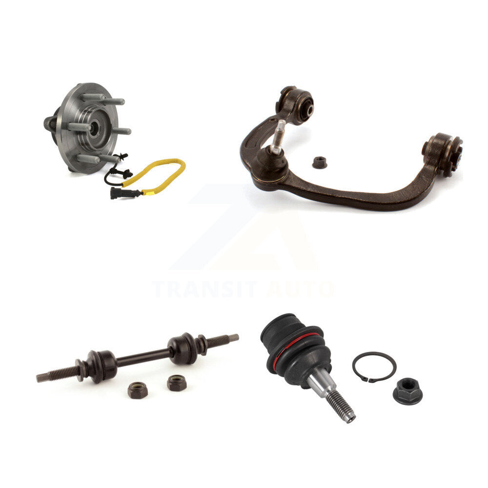 Kit de bras de commande et de liaison supérieur, roulement avant gauche, rotule inférieure, pour Ford F-150
