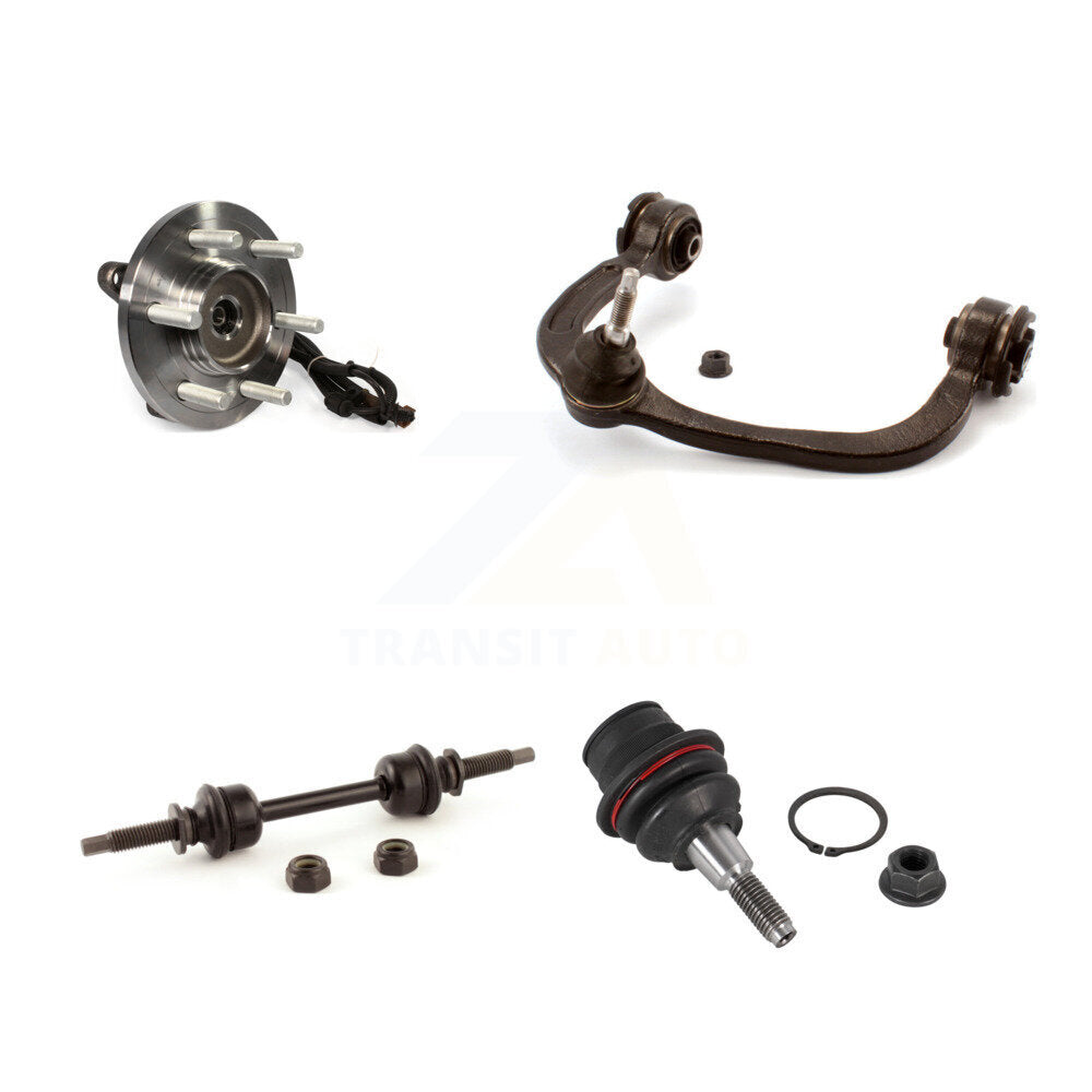 Kit de bras de commande et de liaison supérieur, roulement avant gauche, rotule inférieure, pour Ford F-150
