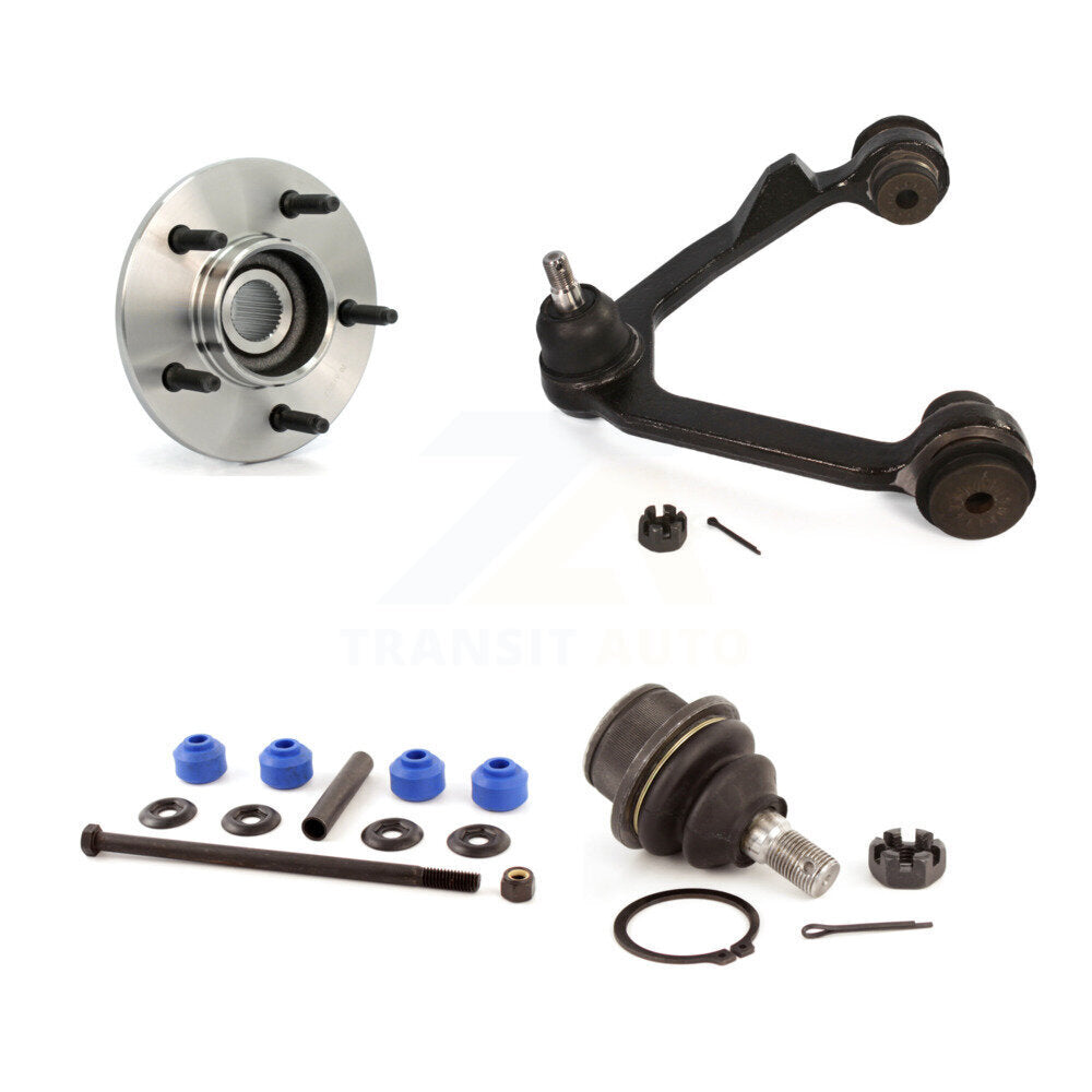 Kit de bras de commande et de liaison supérieur, roulement avant gauche, rotule inférieure, pour Ford F-150