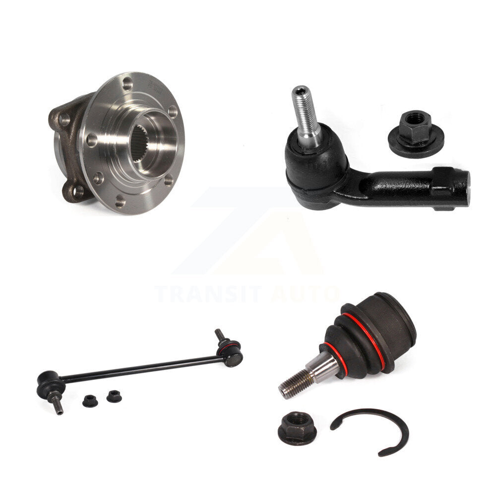 Kit de liaison de biellette de direction extérieure, roulement avant gauche, Joint à rotule inférieur, pour Jeep Cherokee FW