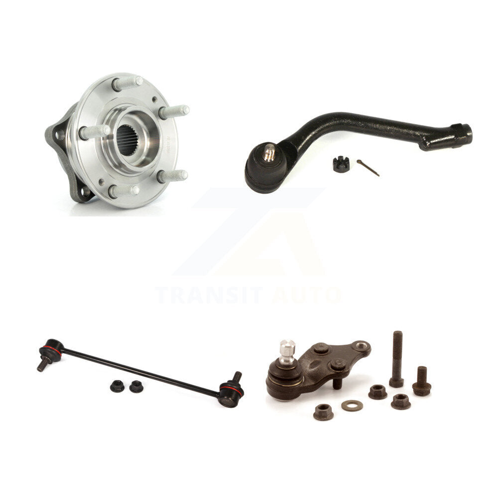 Kit de liaison de biellette de direction extérieure, roulement avant gauche, Joint à rotule inférieur, pour Hyundai Santa Fe