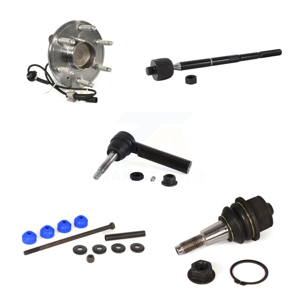Kit de liaison de biellette de direction de rotule inférieure de roulement avant (5 pièces) pour GMC Sierra 1500 Tahoe