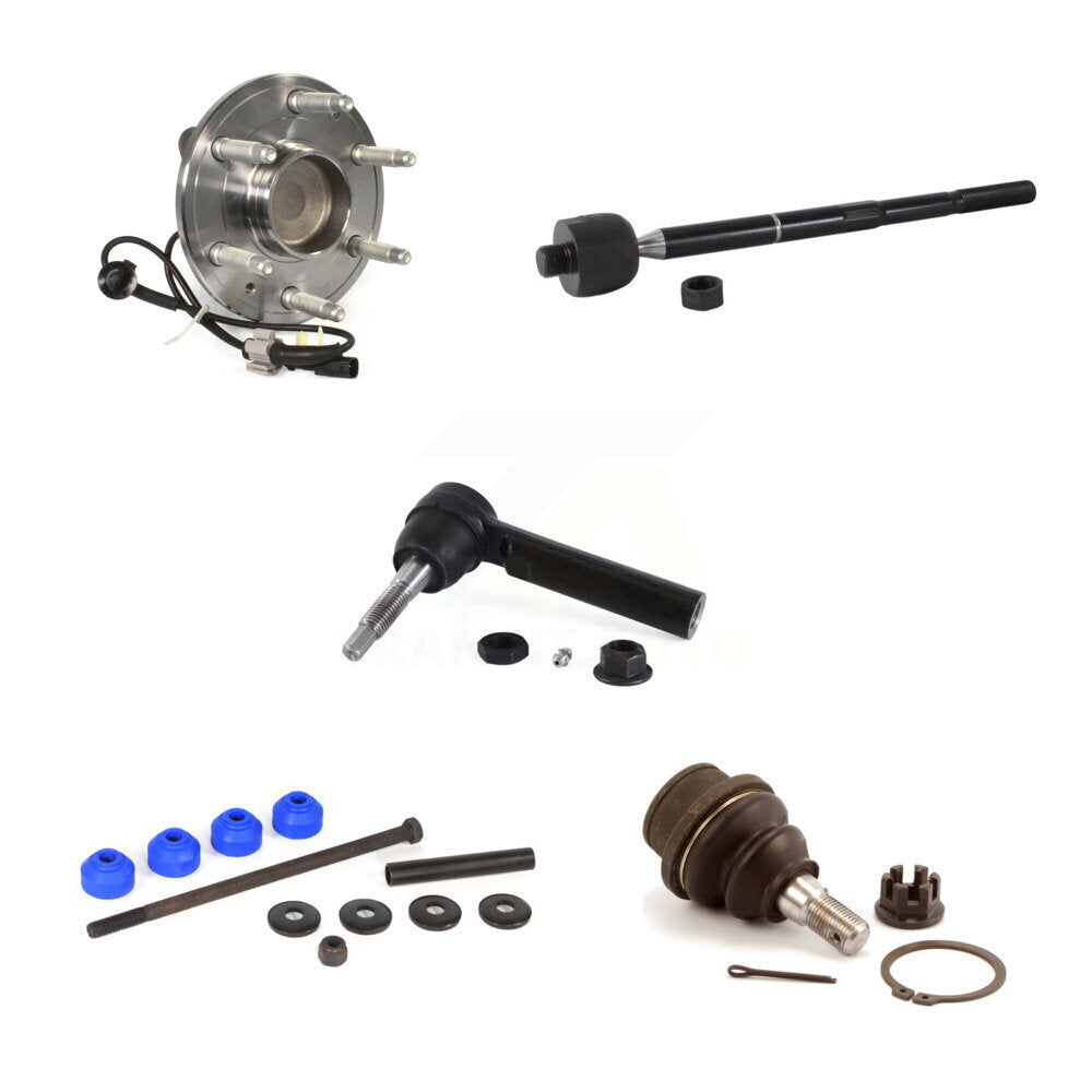 Kit de liaison de biellette de direction de rotule inférieure de roulement avant (5 pièces) pour GMC Sierra 1500 Tahoe