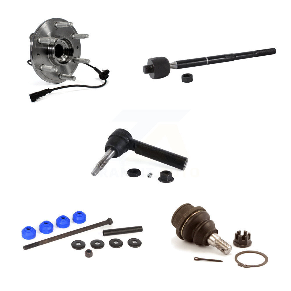 Kit de liaison de biellette de direction de rotule inférieure de roulement avant (5 pièces) pour GMC Sierra 1500 Tahoe