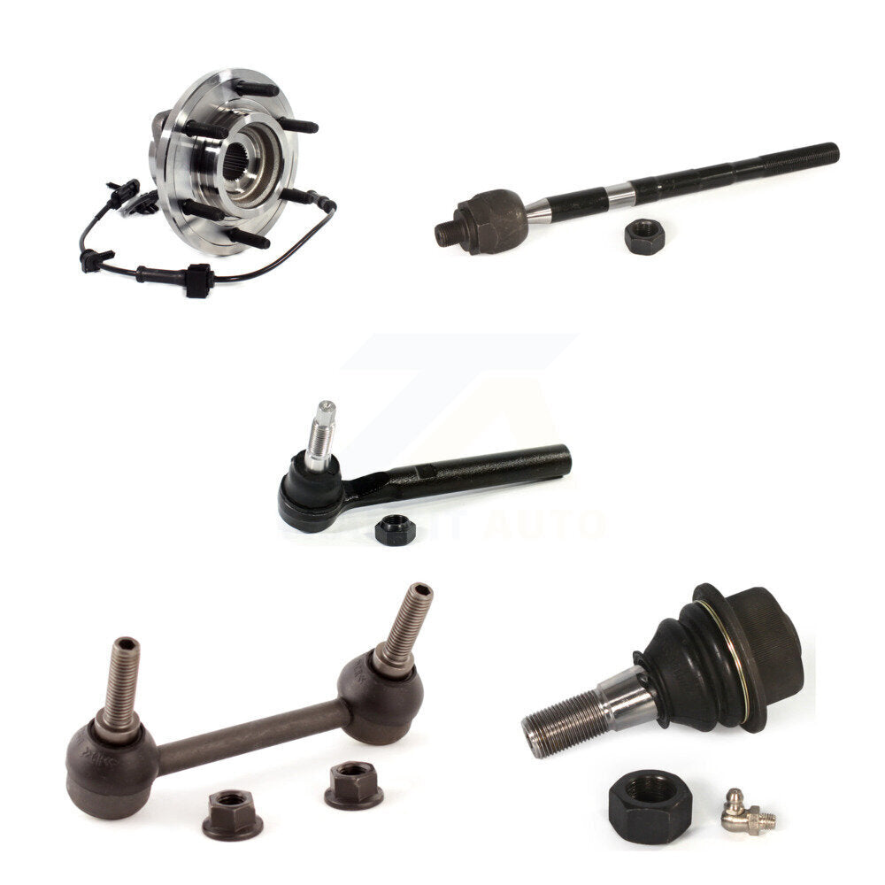 Kit de liaison de barre stabilisatrice de biellette de rotule inférieure de roulement avant (5 pièces) pour Hummer H3T H