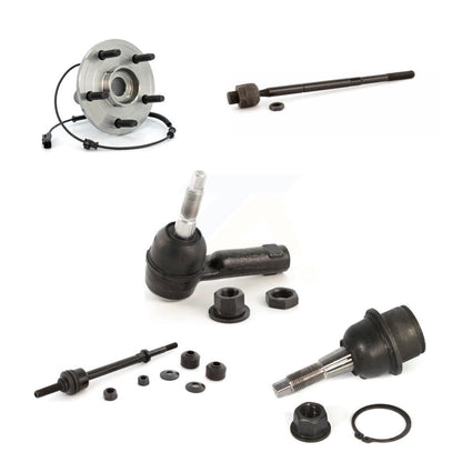 Kit de liaison de biellette de direction, roulement de moyeu avant, Joint à rotule inférieur (5 pièces) pour Dodge Ram 1500 4W