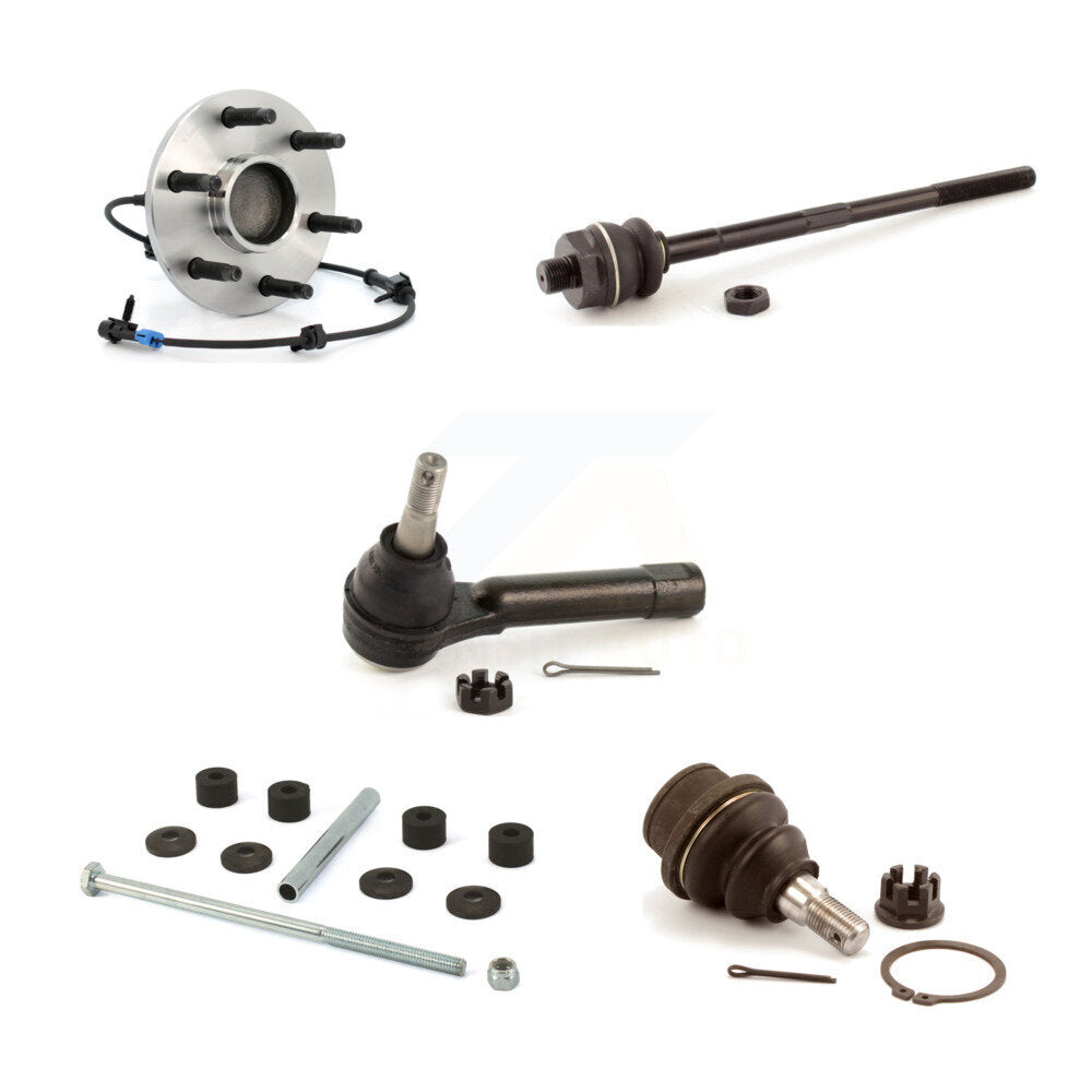 Kit de liaison de biellette de direction de rotule inférieure de roulement avant (5 pièces) pour Chevrolet GMC 1500 XL