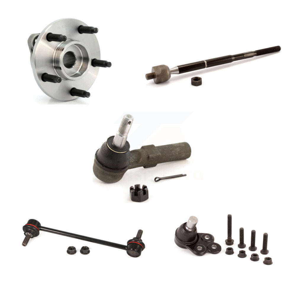 Kit de liaison de biellette de direction, roulement avant inférieur, pour Chevrolet HHR, sans ABS, 5 pièces
