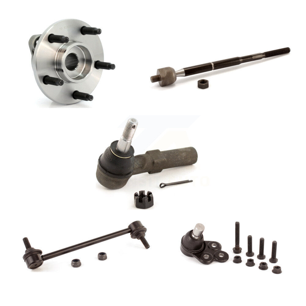 Kit de liaison de biellette de direction, roulement avant inférieur, pour Chevrolet HHR, sans ABS, 5 pièces
