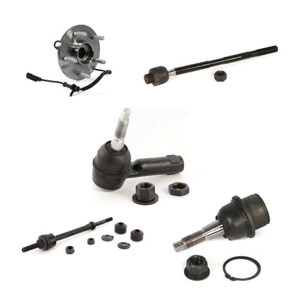 Kit de liaison de biellette de direction, roulement de moyeu avant, Joint à rotule inférieur (5 pièces) pour Ram 2012 1500 4WD