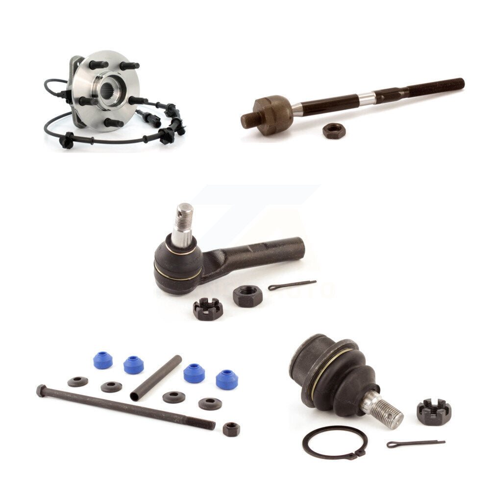 Kit de liaison de biellette de direction, roulement de moyeu avant, Joint à rotule inférieur (5 pièces) pour Ford Ranger Mazda