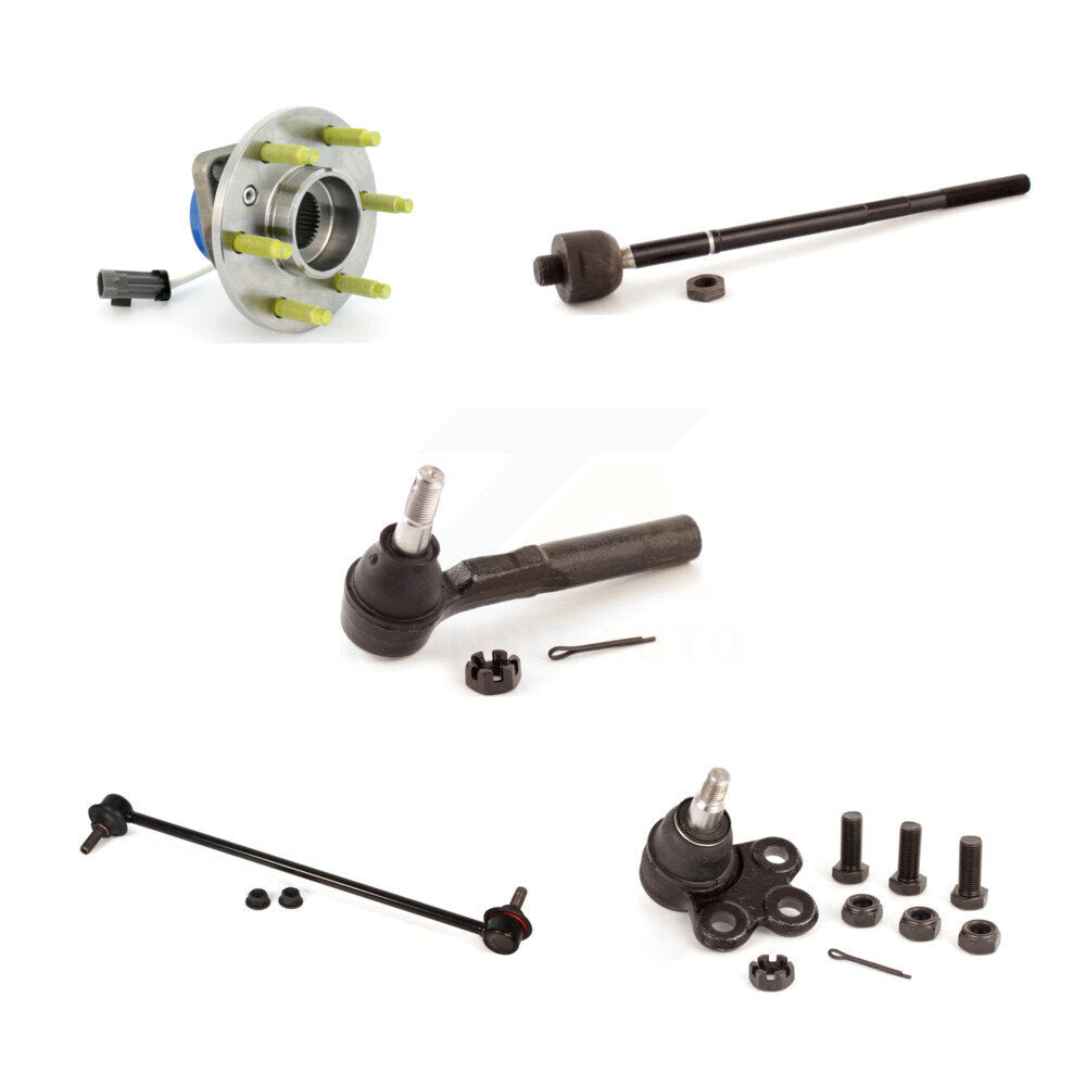 Kit de liaison de biellette de direction de rotule inférieure de roulement avant (5 pièces) pour Pontiac Montana Buick