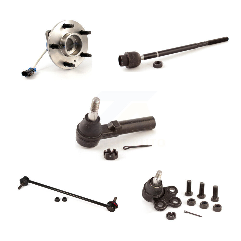 Kit de liaison de biellette de direction de rotule inférieure de roulement avant (5 pièces) pour Buick LaCrosse Allure
